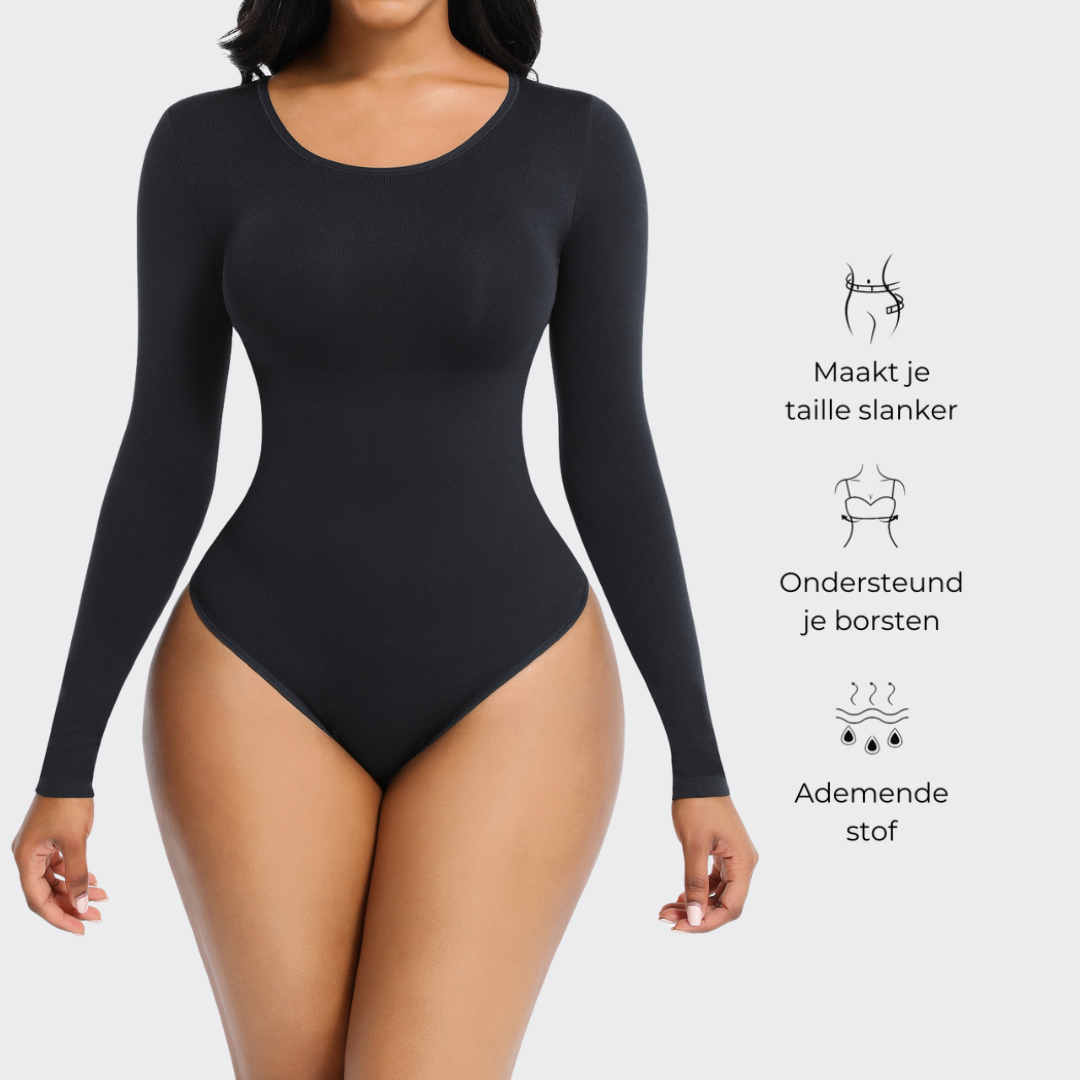 Lydia Long Sleeve Bodysuit Shapewear Seamless