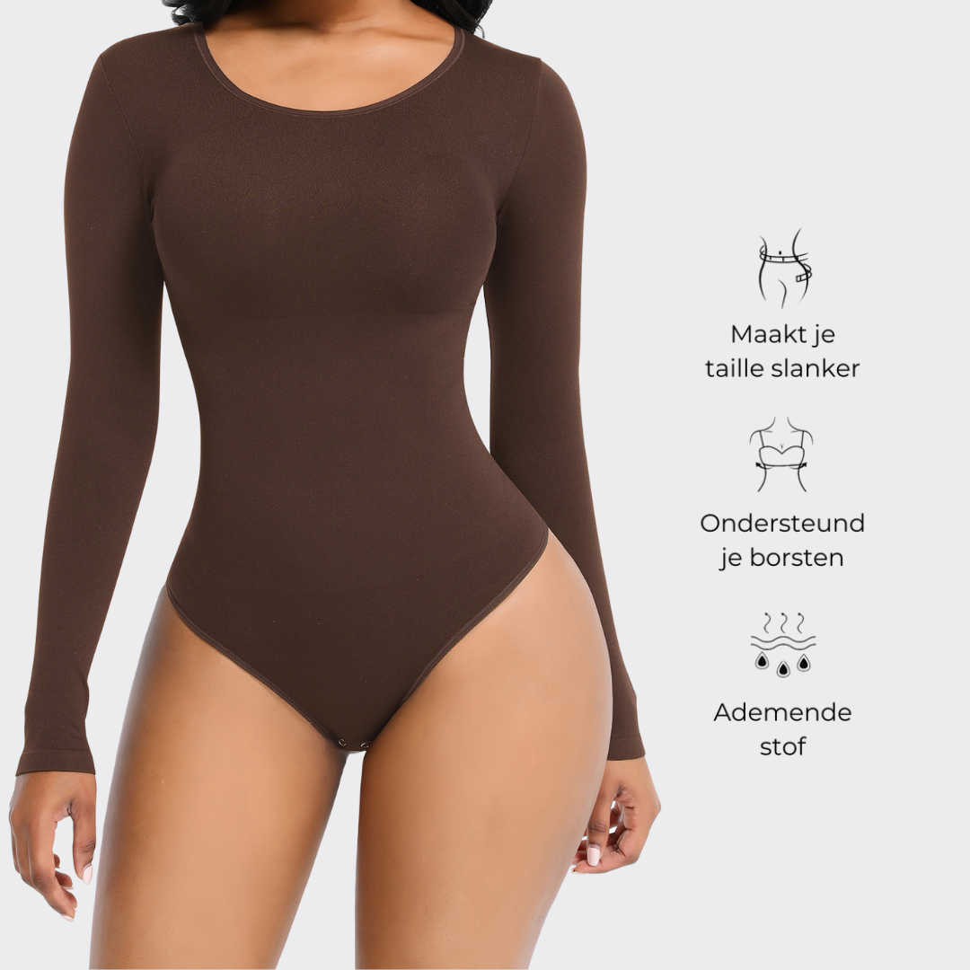 Lydia Long Sleeve Bodysuit Shapewear Seamless