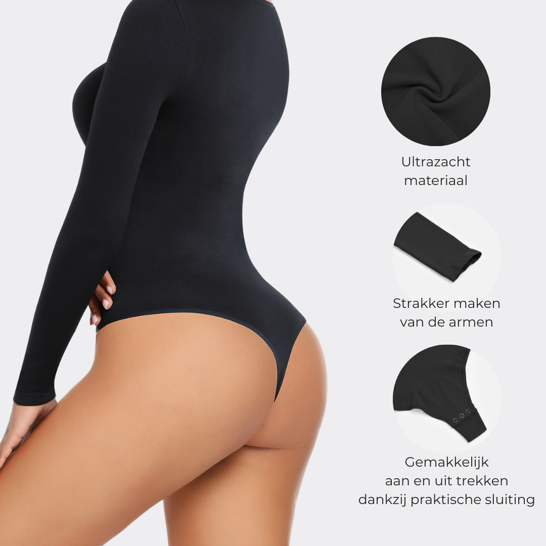 Lydia Long Sleeve Bodysuit Shapewear Seamless