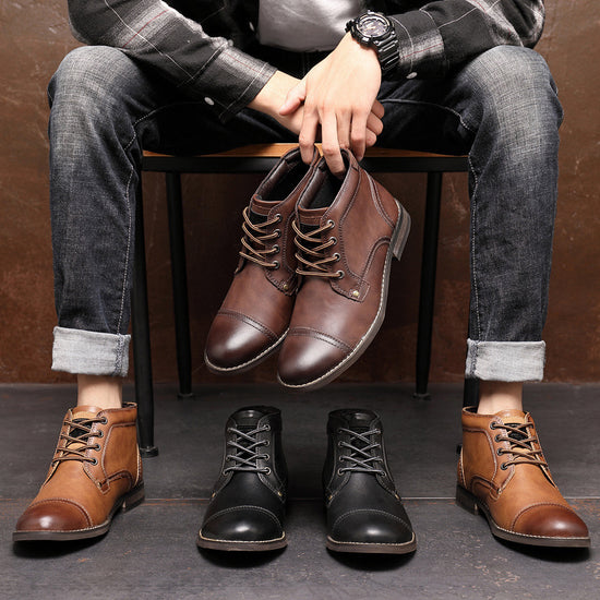 Vitt-Comfortabele Laarzen Voor Heren