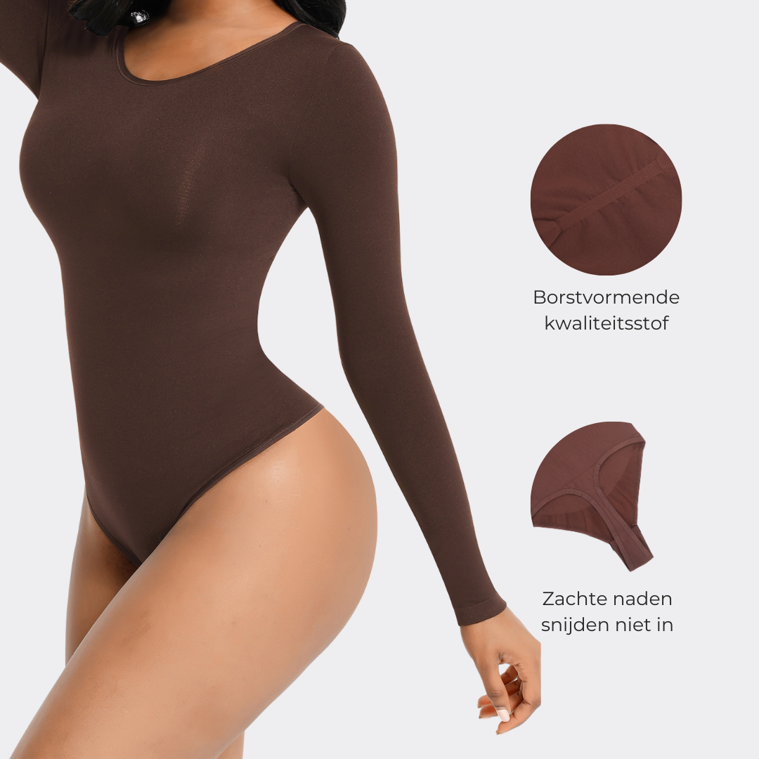 Lydia Long Sleeve Bodysuit Shapewear Seamless