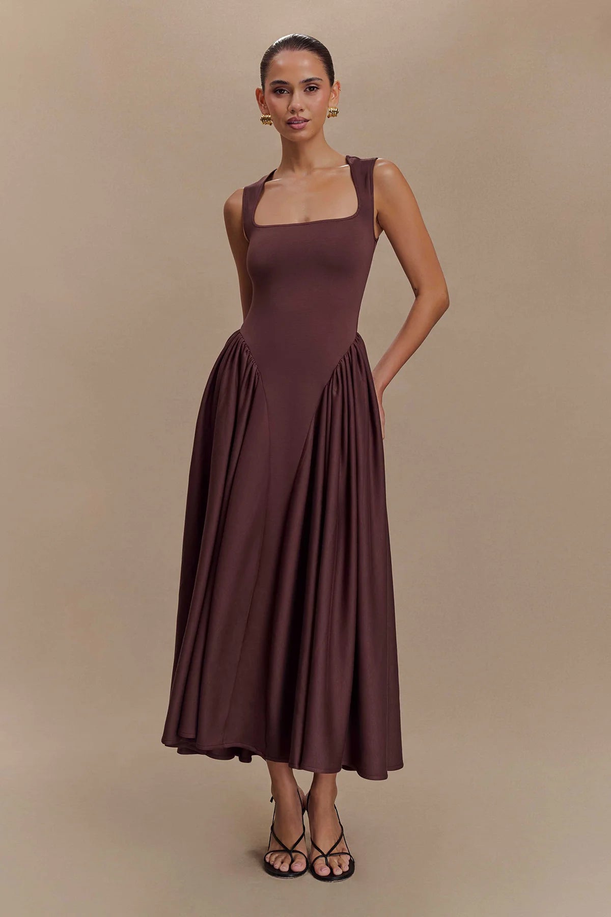 SHARON-Midi-Jurk