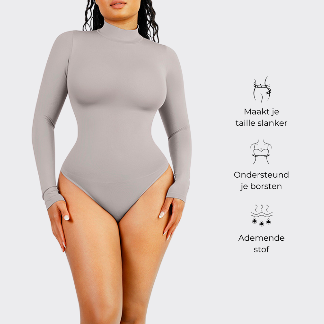 Sara Turtle Neck Thong Bodysuit