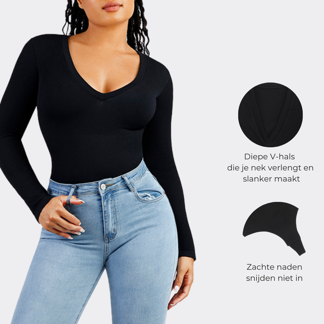 Emma V-neck Shaping Bodysuit