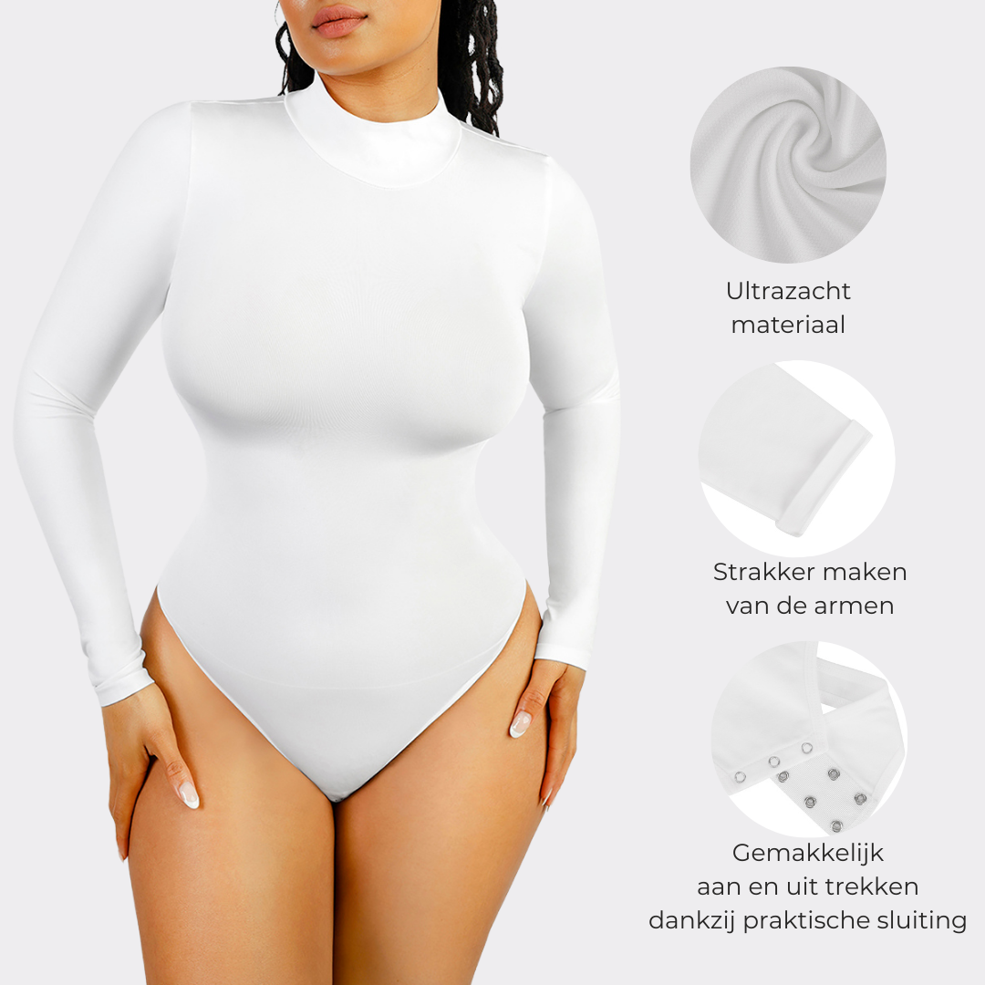 Sara Turtle Neck Thong Bodysuit
