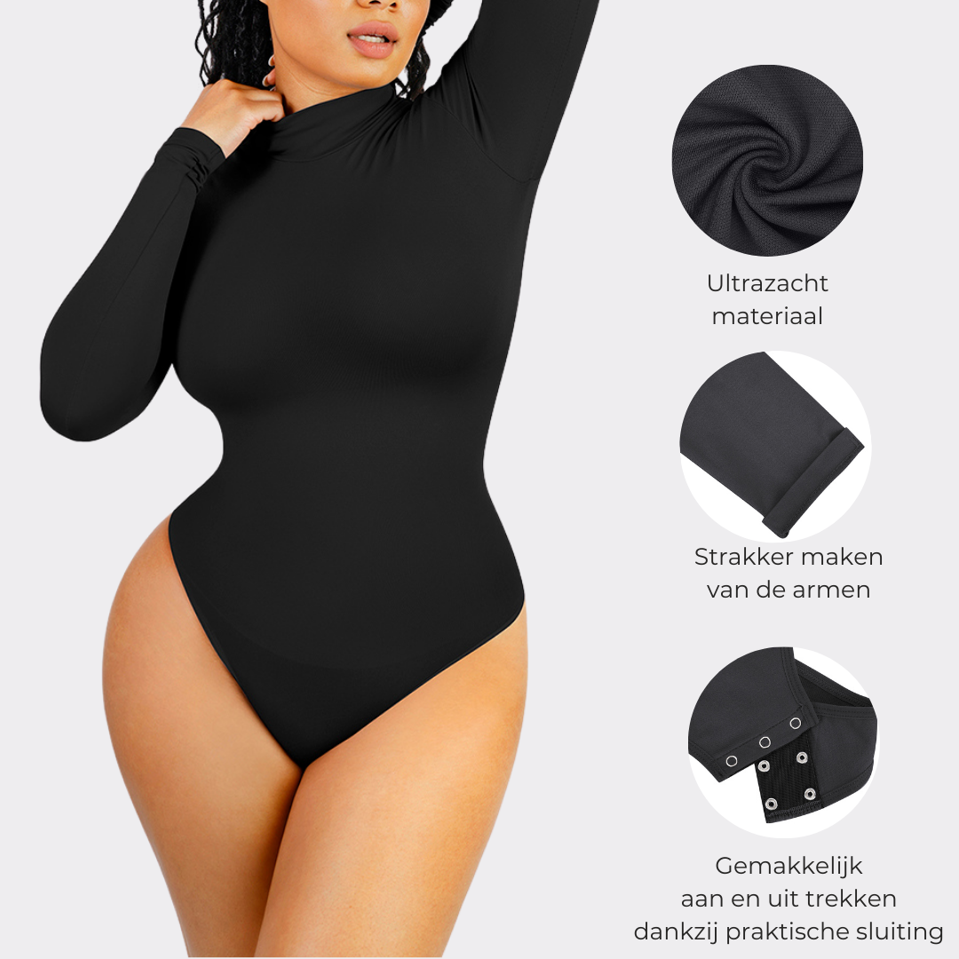 Sara Turtle Neck Thong Bodysuit
