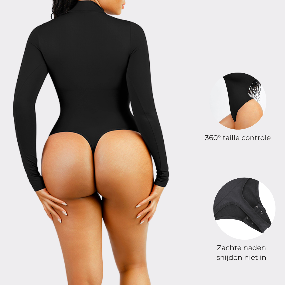 Sara Turtle Neck Thong Bodysuit