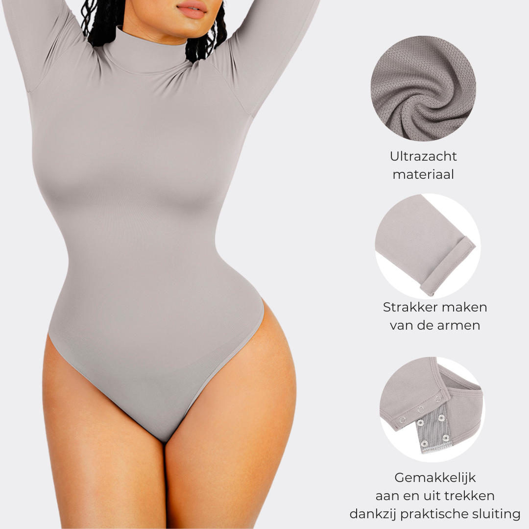 Sara Turtle Neck Thong Bodysuit