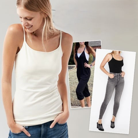 Tanktop met geïntegreerde bh