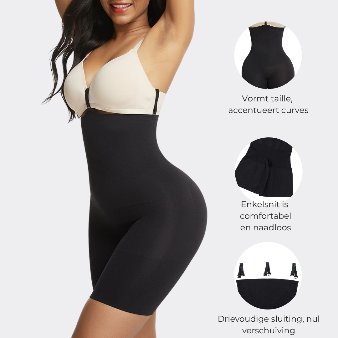 Alessia Three Buckles Butt Lift - Waist Shaper Seamless