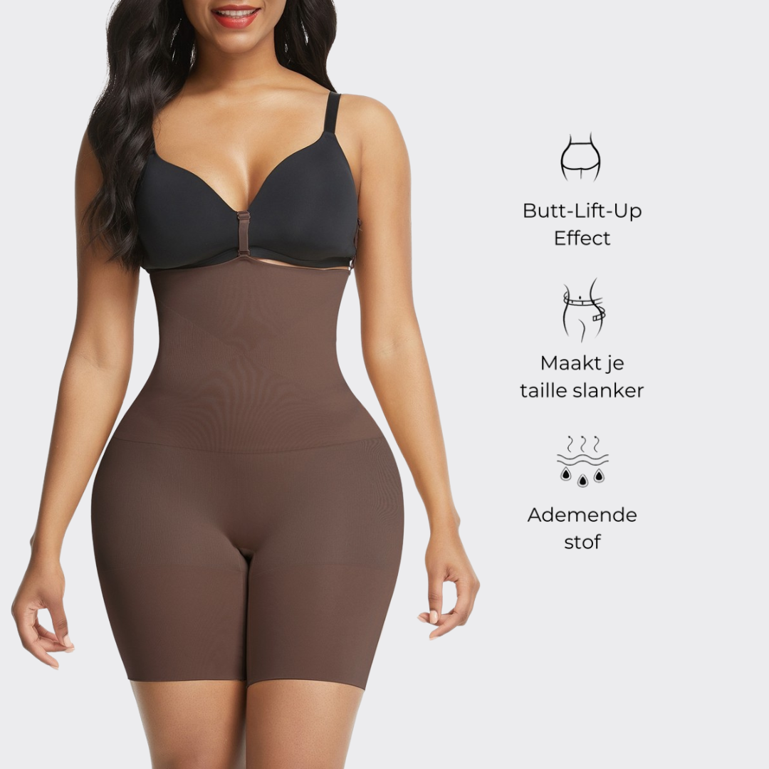 Alessia Three Buckles Butt Lift - Waist Shaper Seamless