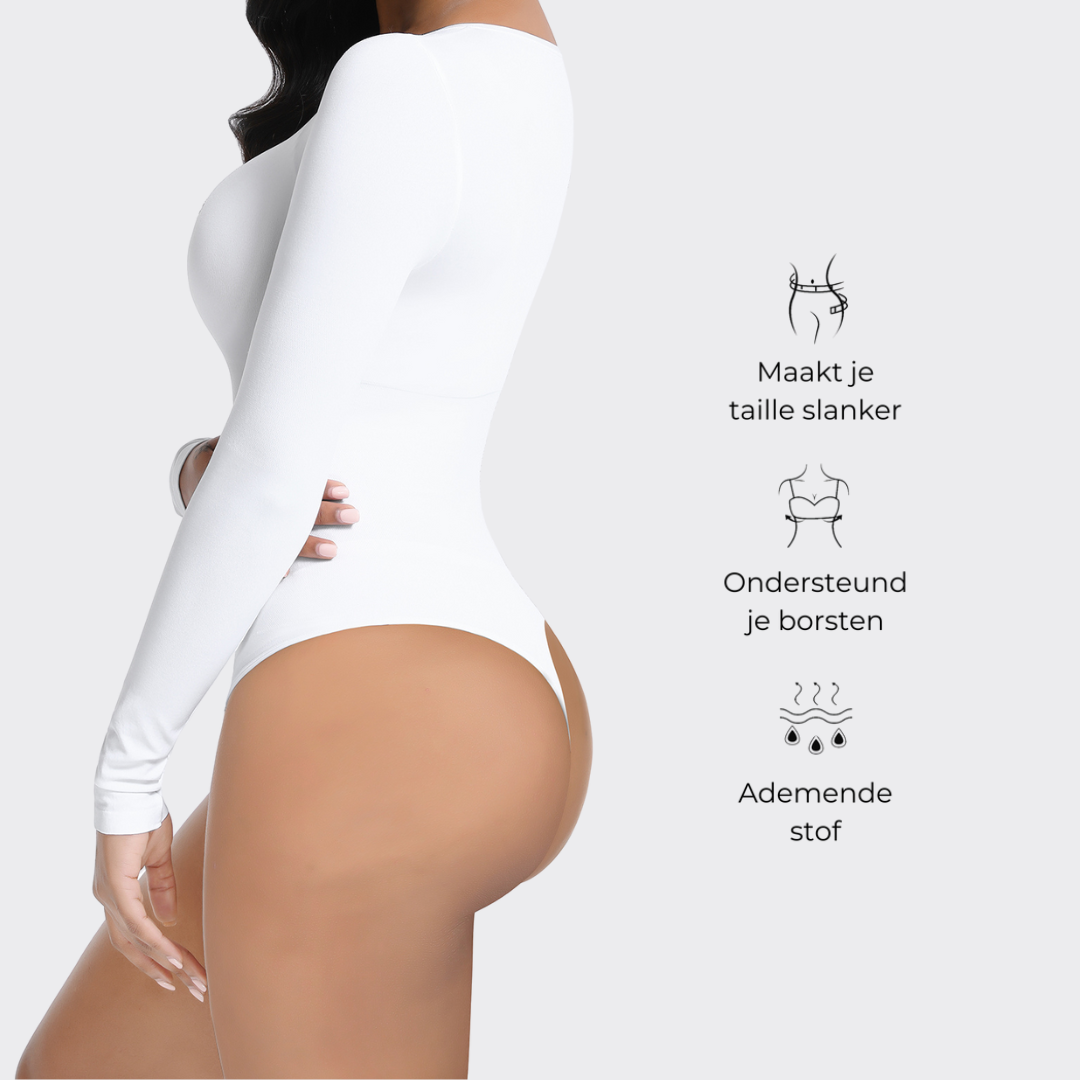 Lydia Long Sleeve Bodysuit Shapewear Seamless