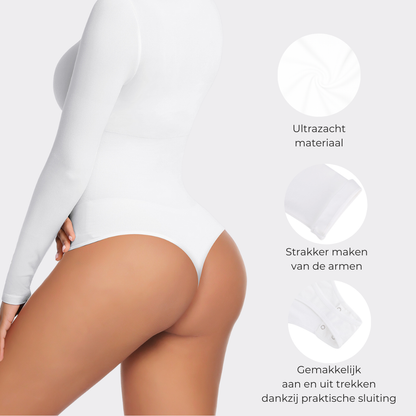 Lydia Long Sleeve Bodysuit Shapewear Seamless