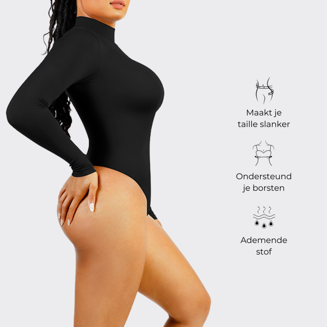 Sara Turtle Neck Thong Bodysuit