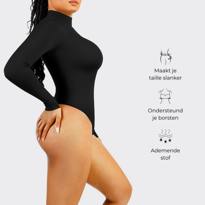 Sara Turtle Neck Thong Bodysuit