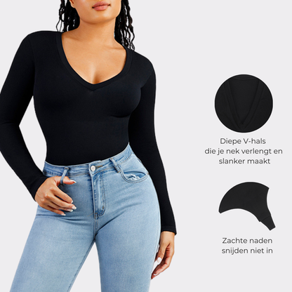 Emma V-neck Shaping Bodysuit