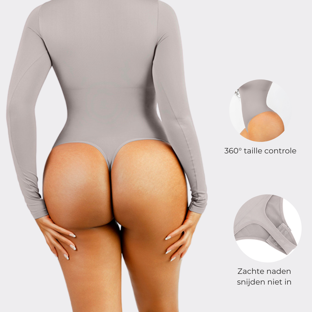 Sara Turtle Neck Thong Bodysuit