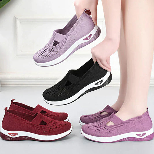 🔥Letzter Tag 49% Rabatt🔥Orthopädische gewebte Schuhe mit weichen, atmungsaktiven Sohlen für Frauen