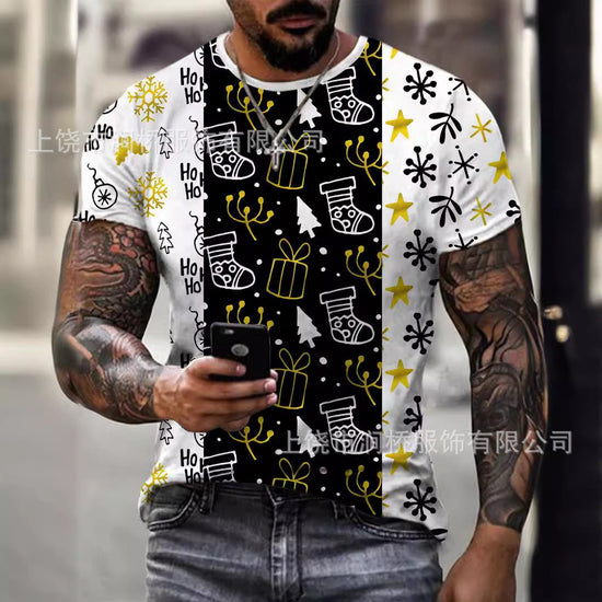3D Christmas Style Digital Print Men&