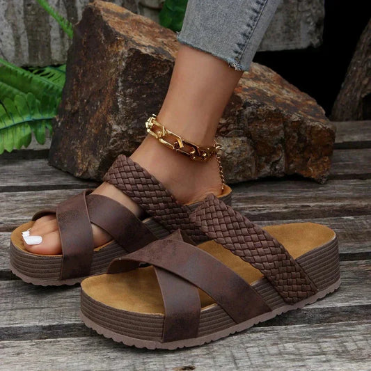 Julita™ - Trendy geweven sandalen